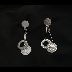 Sterling silver dangly earrings